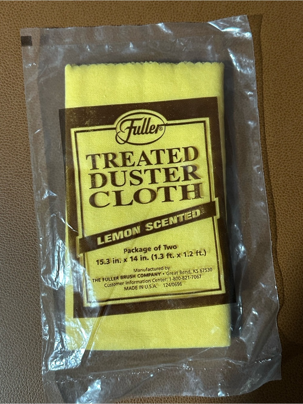 Lemon Scented Treated Duster Cloth - Yellow